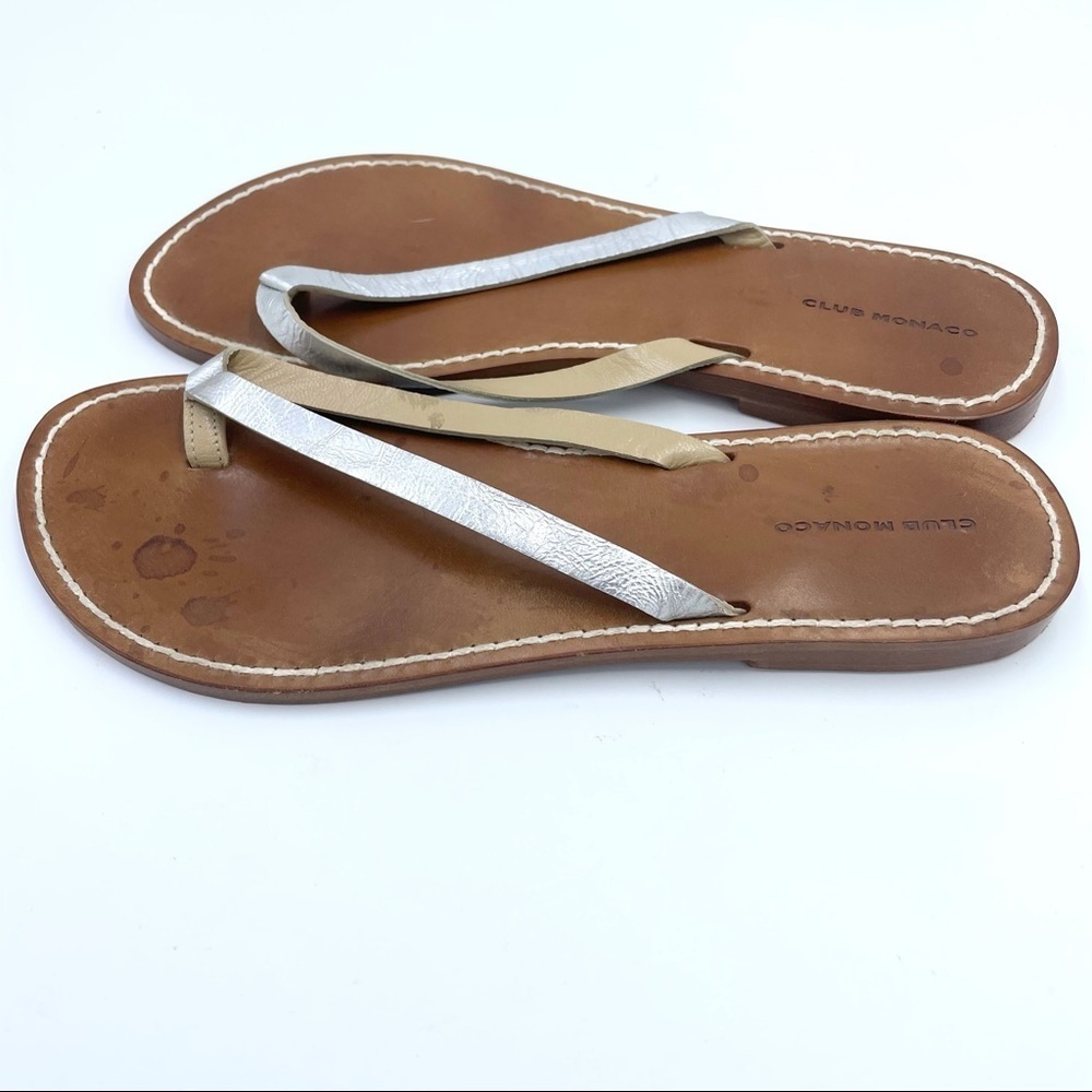 Club Monaco Leather Sandals Sz 7 - Picture 6 of 9
